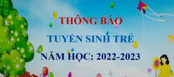 Thông báo tuyển sinh 1